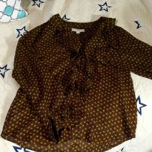 Ann Taylor Loft Button Down Blouse